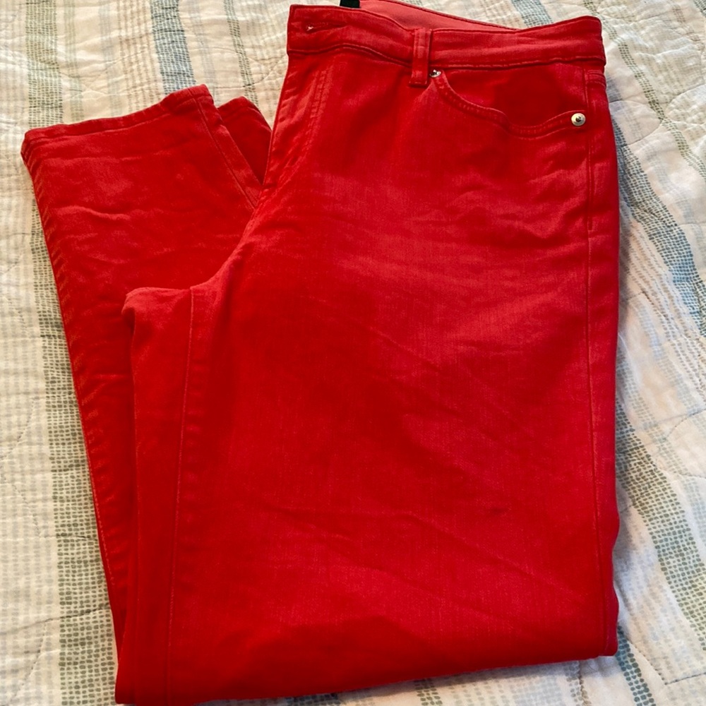 Classic orange skinny Jean